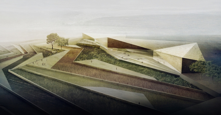 The museum will include exhibits on Palestinian culture, society and history of Palestine. Photo: henninglarsen.com